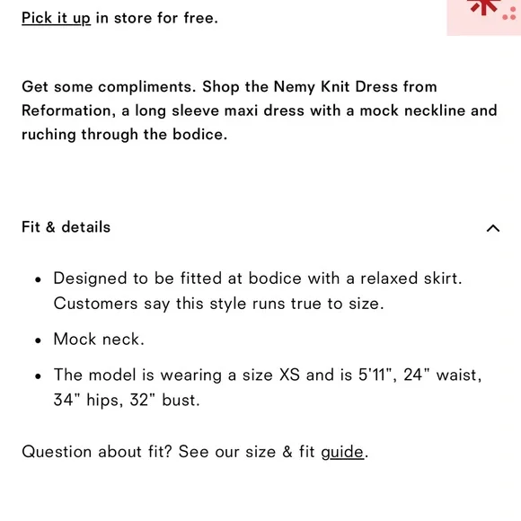 Reformation Nemy Dress- Pine Green - Picture 4 of 6